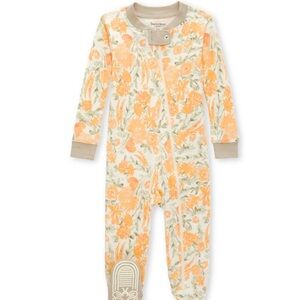 Burt’s Bees footed zip up sleeper